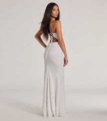 Teresa Lace-Up Corset Mermaid Lace Formal Dress