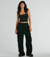 Let's Get Away Open Back Sleeveless Crop Top