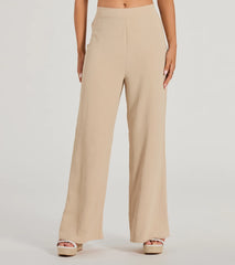 Call The Shots High-Rise Wide-Leg Pants