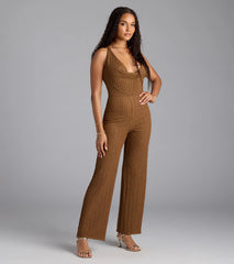 Make A Statement Strappy Open Back Jumpsuit