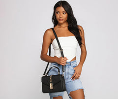 Chic Chain Trim Crossbody Purse