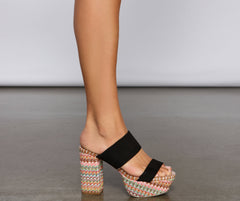 Summer-Ready Platform Mules