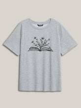 Dear Diary Pattern Crewneck T-Shirt