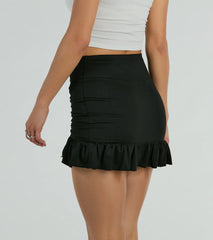 Flirty Fun High-Rise Ruffle Mini Skirt