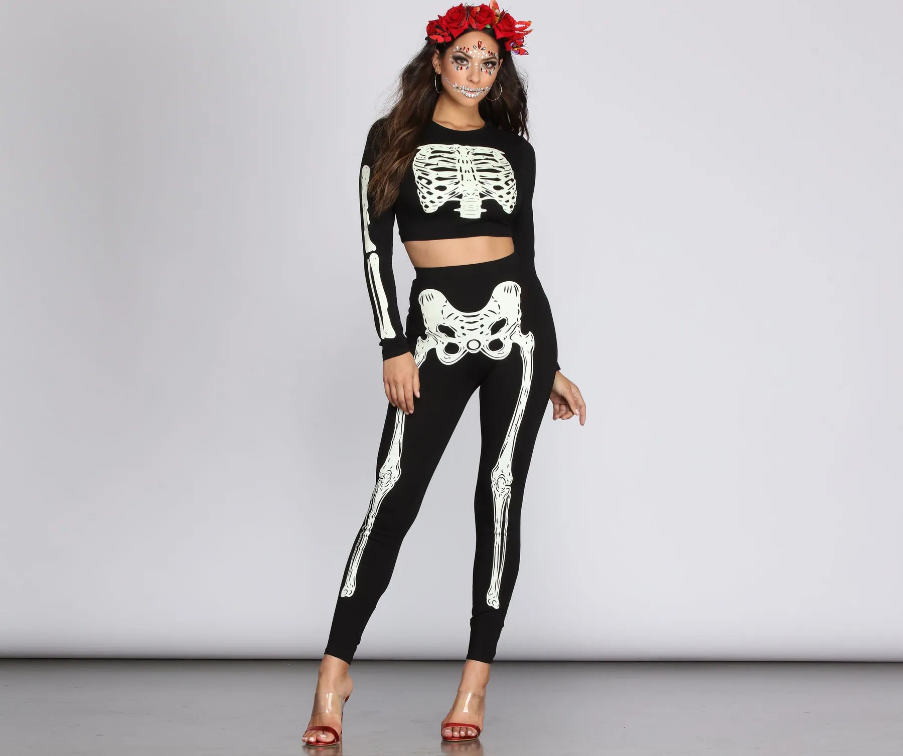 Glow-In-The-Dark-Skeleton Legging