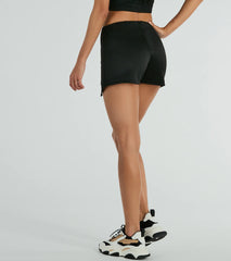 Significant Strut Mid-Rise Bow Slit Skort