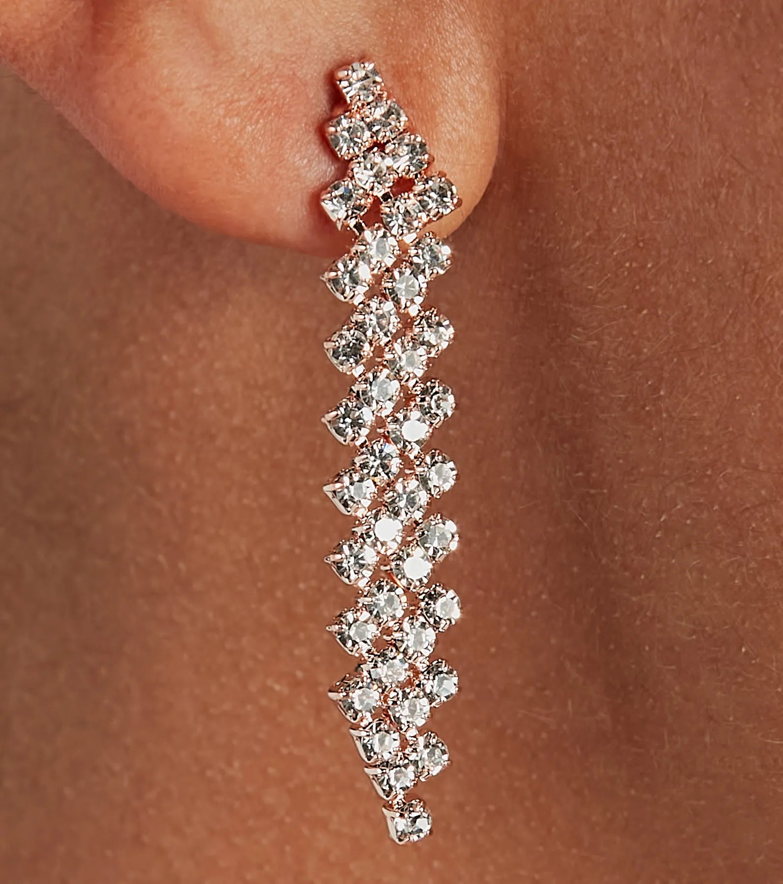 Love Language Rhinestone Jewelry Set