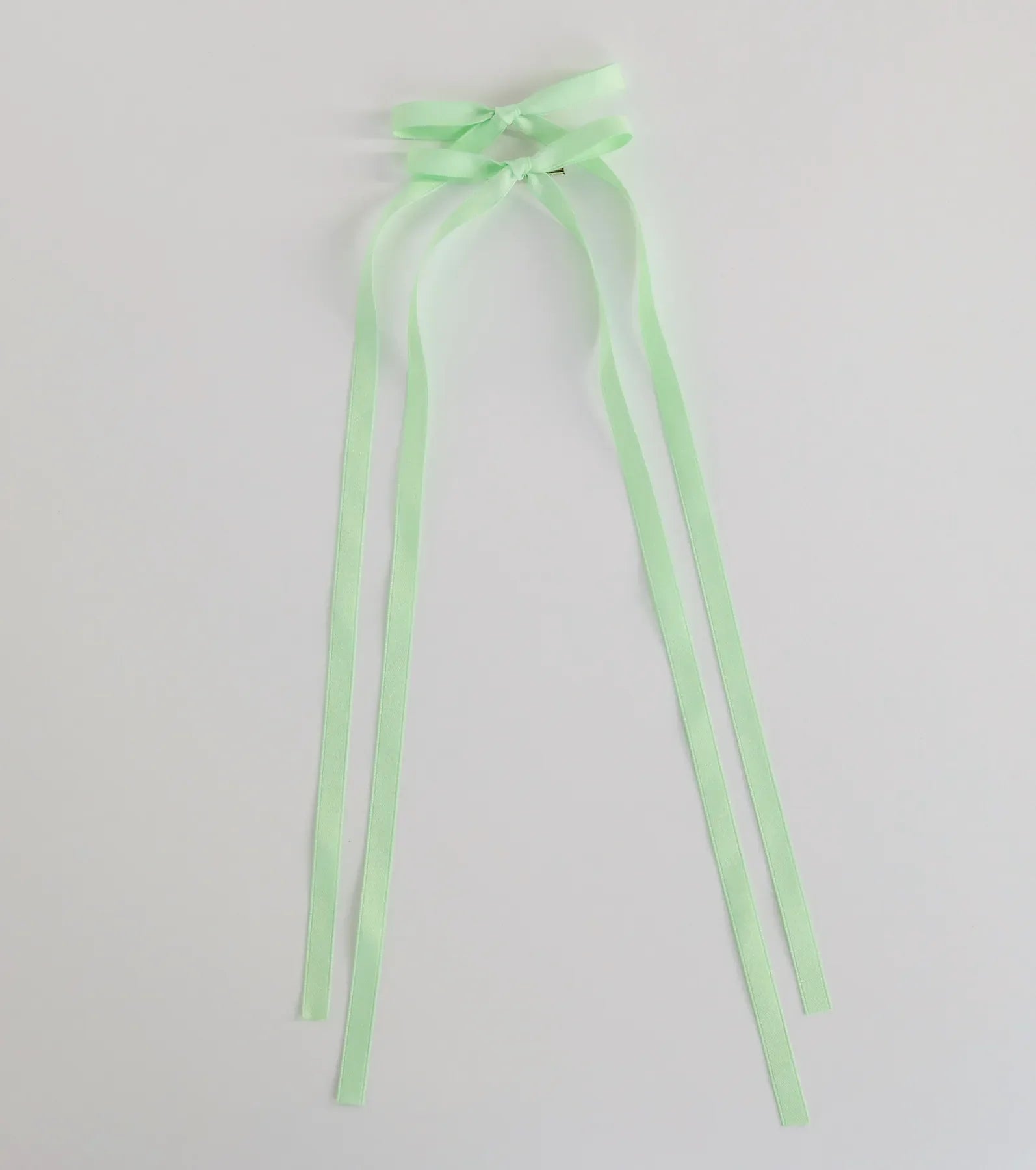 So Adorable Long Hair Bow Clip Set