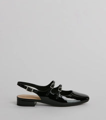 The Everyday Sling Back Patent Leather Flats