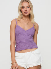 Attention On Me Top Purple