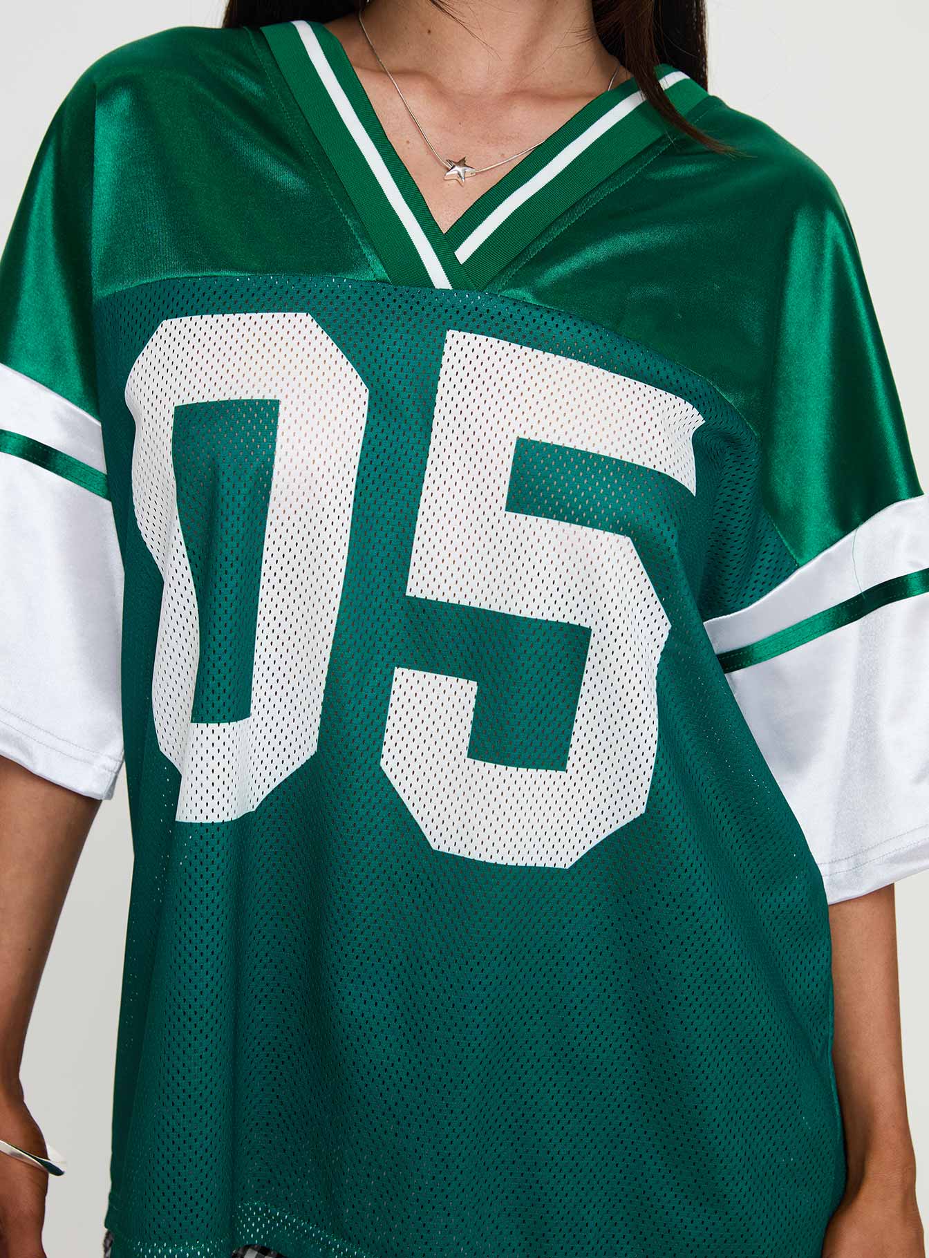 Kronwall Sports Jersey Top Green / White